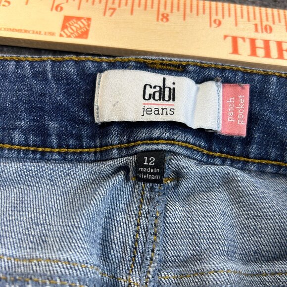 Cabi Women’s Patch Pocket Trouser Denim Jeans 4151R Size 12 - Picture 8 of 16
